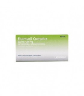 FLUIMUCIL COMPLEX 500 mg/200 mg 12 COMPRIMIDOS E