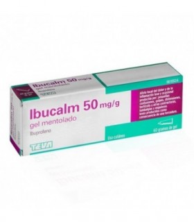 IBUCALM 50 mg/g GEL CUTANEO MENTOLADO 1 TUBO 60