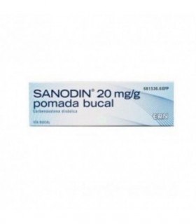 SANODIN 20 mg/g POMADA BUCAL 1 TUBO 15 g