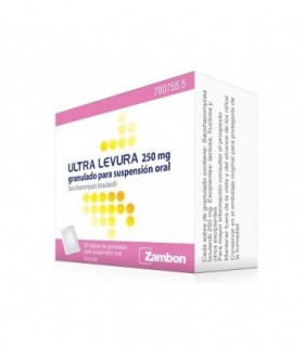 ULTRA-LEVURA 250 mg 20 SOBRES POLVO PARA SUSPENS