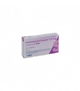 LEVONORGESTREL SANDOZ EFG 1,5 mg 1 COMPRIMIDO