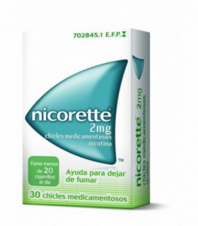 NICORETTE 2 mg 30 CHICLES MEDICAMENTOSOS