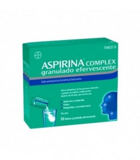 ASPIRINA COMPLEX 10 SOBRES GRANULADO EFERVESCENT