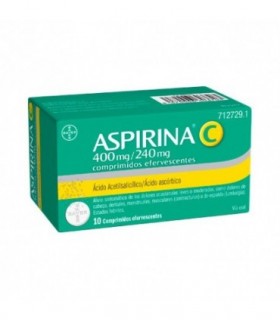 ASPIRINA C 400 mg/240 mg 10 COMPRIMIDOS EFERVESC