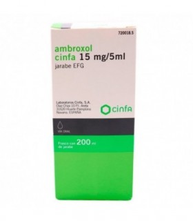 AMBROXOL CINFA EFG 15 mg/5 ml JARABE 1 FRASCO 20
