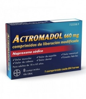 ACTROMADOL 660 MG 8 COMPRIMIDOS LIBERACION MODIF