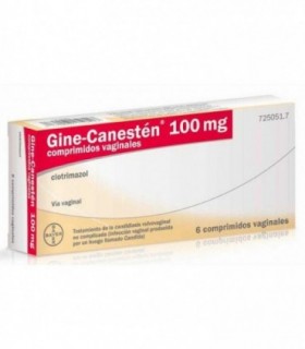 GINE-CANESTEN 100 MG 6 COMPRIMIDOS VAGINALES