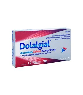 DOLALGIAL IBUPROFENO/CAFEINA 400 mg/100 mg 12 CO